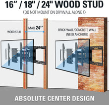 Load image into Gallery viewer, Mounting Dream TV Mount with Sliding Design for 42-70 Inch TVs, Easy for TV Centering on Wall, Full Motion TV Wall Mount Fits Most Smart OLED TVs - Easy to Install on 16"~ 24" Studs, Extend to 19"