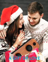 Load image into Gallery viewer, AOMAIS Life Bluetooth Speakers, 30W Loud Home Party Wireless Speaker, 2 Woofer and 2 Tweeters for Deeper Bass Stereo Sound, 100 Ft Bluetooth V5.0 and 12-Hour Playtime Subwoofer, Imitation Wood Panel