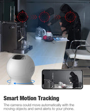 Load image into Gallery viewer, Pet Camera, Security Camera Conico 1080P HD Wireless Camera with Sound Motion Detection Two-Way Audio,Pan\/Tilt\/Zoom WiFi Surveillance Camera,Home Security Baby Cam with Night Vision Works with Alexa