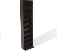 Load image into Gallery viewer, Atlantic Summit Adjustable Media Cabinet - Holds 261 CDs, 114 DVDs or 132 Blu-Rays, 6 Adjustable and 3 Fixed Shelves PN74735728 in Maple