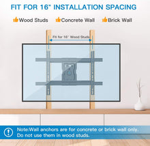 Load image into Gallery viewer, PERLESMITH Full Motion TV Wall Mount for 37-80 Inch Flat Curved TVs with Smooth Tilts Swivel & Extends - Dual Articulating Arms Wall Mount TV Bracket Supports TVs up to 132 lbs Max VESA 600x400
