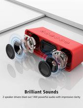 Load image into Gallery viewer, Vtin R2 Bluetooth Speaker, Portable Bluetooth Speakers w\/DSP Bass Technology, 14W Powerful Speaker for HD Sound, 24H Playtime, IPX6 Waterproof Outdoor Speaker Built in Mic for Home and Outdoors