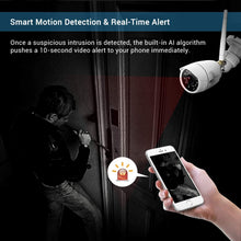 Load image into Gallery viewer, Outdoor Security Camera, Septekon 1080P Home Wireless WiFi Surveillance Camera with IP66 Waterproof, Night Vision, Motion Detection, Remote Access, Compatible with Alexa-S40