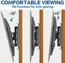 Load image into Gallery viewer, Mounting Dream TV Wall Mounts TV Bracket for 42-70 Inch TVs, Premium TV Mount, Full Motion TV Wall Mount with Articulating Arms, Max VESA 600x400mm and 100 LBS, Fits 16", 18", 24" Studs MD2296-24K