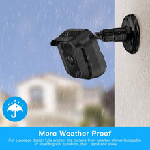 Load image into Gallery viewer, Blink XT XT2 Camera Wall Mount Bracket ,Weather Proof 360 Degree Protective Adjustable Indoor\/Outdoor Mount and Cover for Blink XT XT2 Home Security Camera Anti-Sun Glare UV Protection Black(3 Pack)