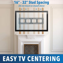 Load image into Gallery viewer, Mount-It! Large Tilting TV Wall Mount Bracket | 42 43 50 55 58 65 70 75 80 Inch | 220 Pound Capacity | VESA Compatible | Low Profile | Flat Screens