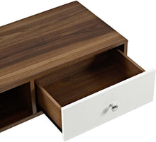 Load image into Gallery viewer, Modway Transmit Mid-Century Modern Low Profile 55 Inch TV Stand in Walnut