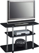 Load image into Gallery viewer, Convenience Concepts 131020 Designs2Go 3-Tier TV Stand, Black