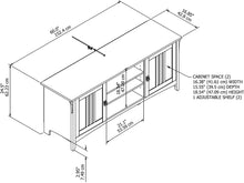 Load image into Gallery viewer, Bush Furniture Salinas Stand for 65 Inch TV, 60W, Cape Cod Gray