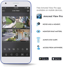 Load image into Gallery viewer, Amcrest UltraHD 4K (8MP) Outdoor Bullet POE IP Camera, 3840x2160, 131ft NightVision, 2.8mm Lens, IP67 Weatherproof, MicroSD Recording, White (IP8M-2496EW-28MM)