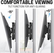 Load image into Gallery viewer, Mounting Dream TV Mount- Full Motion TV Mount for 42-70 inch TVs, TV Wall Mount Bracket with Dual Articulating Arms, Fits 12”- 16” Wood Studs, TV Wall Mounts with VESA 600x400mm Holds up to 100lbs