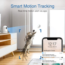Load image into Gallery viewer, Security Camera Indoor, Goowls 1080P HD Pan/Tilt 2.4GHz WiFi Home Camera Dog Camera Wireless IP Camera for Baby/Pet/Nanny Monitor Night Vision Motion Detection Two-Way Audio Works with Alexa