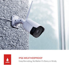 Load image into Gallery viewer, Victure 1080P Wireless Outdoor Security Camera 2.4G Bullet WiFi Security Camera with IP66 Weatherproof Motion Detection Night Vision 2-Way Audio Compatible with iOS/Android System