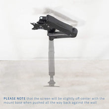 Load image into Gallery viewer, VIVO Black Height Adjustable Pneumatic Extended Arm Single Monitor Wall Mount, Full Motion Articulating | fits 17 to 27 inch Screen (MOUNT-V001G)