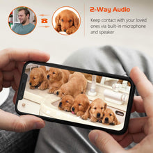 Load image into Gallery viewer, Security Camera WiFi IP Camera - KAMTRON HD Home Wireless Baby\/Pet Camera with Cloud Storage Two-Way Audio Motion Detection Night Vision Remote Monitoring,Black