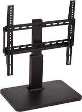Load image into Gallery viewer, AmazonBasics Pedestal TV Mount for 32-65" TV with Swivel feature, black