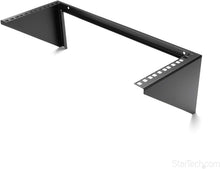 Load image into Gallery viewer, StarTech.com 1U Wall Mount Patch Panel Bracket – 19 in – Steel - Vertical Mounting Bracket for Networking and Data Equipment (RK119WALLV),Black