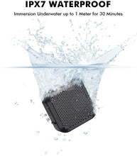 Load image into Gallery viewer, LEZII IPX8 Waterproof Bluetooth Speaker - Small Portable Wireless Speakers, 10W Bass Sound, 12h Playtime, Floating Speaker for Shower Beach Pool Party