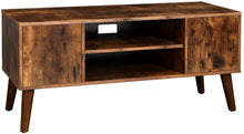 Load image into Gallery viewer, VASAGLE Retro TV Stand, TV Console, Mid-Century Modern Entertainment Center for Flat Screen TV Cable Box, Gaming Consoles, in Living Room, Entertainment Room, Office ULTV08BX