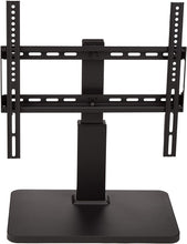 Load image into Gallery viewer, AmazonBasics Pedestal TV Mount for 32-65" TV with Swivel feature, black