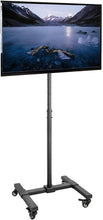 Load image into Gallery viewer, VIVO Mobile TV Display Stand for 13 to 42 inch LED LCD Flat Panel Screens | Rolling Floor Stand Height Adjustable Mount with Wheels (STAND-TV07W)