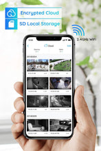 Load image into Gallery viewer, Reolink Outdoor Security Camera Wireless Rechargeable Battery 1080P Video Night Vision Motion Detection, 2-Way Talk, Waterproof Support Google Assistant, Cloud Storage | Argus 2 + Solar Panel