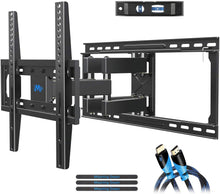 Load image into Gallery viewer, Mounting Dream TV Mount Full Motion TV Wall Mounts for 26-55 inch, Some up to 65 inch LED, LCD Flat Screen TV, Wall Mount Bracket up to VESA 400 x 400mm 99 lbs. Fits 16”, 18”, 24” Wood Studs MD2380-24