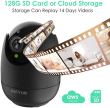 Load image into Gallery viewer, Dog Camera-1080P FHD Pet Camera with Phone App, Pan/Tilt/ Zoom Puppy Camera with 2-Way Audio, AI Human Detection, Night Vision Cloud Storage / TF Card Work with Alexa Wireless Security Camera for Home