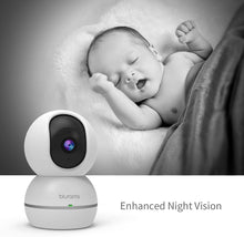 Load image into Gallery viewer, blurams 1080p Dome Security Camera | PTZ Surveillance System with Motion/Sound Detection, Smart AI Alerts, Privacy Mode, Night Vision, Two-Way Audio | Cloud/Local Storage Available | Works with Alexa