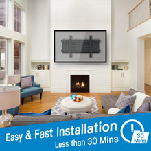 Load image into Gallery viewer, TV Wall Mount Bracket Full Motion- Fits 16”, 24” Wood Studs Articulating Swivel TV Mount for 37-75 Inch LED, LCD, OLED, Flat Screen TVs - Weight up to 132lbs - VESA 600x400mm PERLESMITH