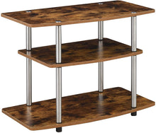 Load image into Gallery viewer, Convenience Concepts 131020 Designs2Go 3-Tier TV Stand, Black