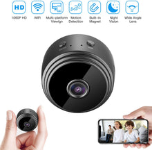 Load image into Gallery viewer, 32GB Mini HD 1080P Wireless Hidden Camera,Home WiFi Remote Security Cameras,Smart Motion Detection,Instant Push Notifications, Remote Playback,Magnetic Feature,Night Vision Spy Camera,by HZTCAM