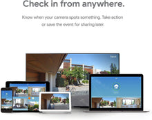 Load image into Gallery viewer, Google Nest Cam - Indoor Home Security Camera with Night Vision works with Google Assistant and Alexa, Black, 3 Pack