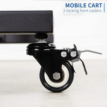 Load image into Gallery viewer, VIVO Mobile TV Display Stand for 13 to 42 inch LED LCD Flat Panel Screens | Rolling Floor Stand Height Adjustable Mount with Wheels (STAND-TV07W)