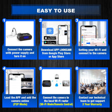 Load image into Gallery viewer, WEMLB WB-726 HD 1080 P WiFi Hidden Camera Alarm Clock Night Vision/Motion Detection/Loop Recording Wireless Security Camera for Home Surveillance - Spy Cameras