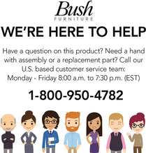 Load image into Gallery viewer, Bush Furniture Salinas Stand for 65 Inch TV, 60W, Antique White