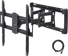 Load image into Gallery viewer, AmazonBasics Heavy-Duty, Full Motion Articulating TV Wall Mount for 32-inch to 80-inch LED, LCD, Flat Screen TVs
