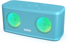 Load image into Gallery viewer, Bluetooth Speakers, DOSS SoundBox Plus Portable Wireless Bluetooth Speaker with 16W HD Sound and Deep Bass, Wireless Stereo Pairing, 20H Playtime, Wireless Speaker for Home, Outdoor, Travel - Black