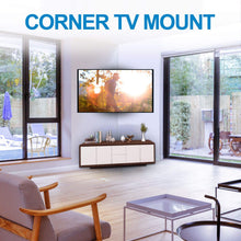Load image into Gallery viewer, Corner TV Wall Mount FOZIMOA Full Motion TV Mount Bracket for Most 32-50 inch Flat TVs with Dual Articulating Arm Tilt Swivel up to 77 lbs Max VESA 400x400mm HDMI Cable Ties Level Included