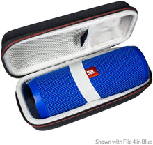 Load image into Gallery viewer, JBL Flip 4 Portable Bluetooth Wireless Speaker Bundle with Protective Travel Case - Gray