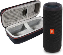 Load image into Gallery viewer, JBL Flip 4 Portable Bluetooth Wireless Speaker Bundle with Protective Travel Case - Black