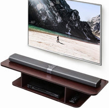 Load image into Gallery viewer, FITUEYES Wall Mounted Media Console, Floating TV Stand Component Shelf, Black, DS210501WB