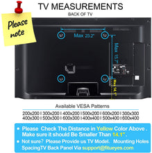 Load image into Gallery viewer, FITUEYES Universal TV Stand Base Swivel Tabletop TV Stand with Mount for 32 to 65 inch Flat Screen TV 80 Degree Swivel, 3 Level Height Adjustable,Tempered Glass Base,Holds up to110 lbs Screens