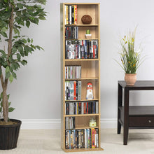 Load image into Gallery viewer, Atlantic Summit Adjustable Media Cabinet - Holds 261 CDs, 114 DVDs or 132 Blu-Rays, 6 Adjustable and 3 Fixed Shelves PN74735728 in Maple