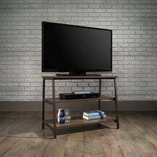 Load image into Gallery viewer, Sauder North Avenue Stand, For TVs up to 36", Smoked Oak finish
