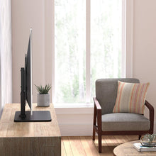 Load image into Gallery viewer, AmazonBasics Pedestal TV Mount for 32-65" TV with Swivel feature, black
