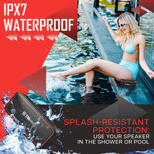 Load image into Gallery viewer, Bluetooth Speakers Portable BANG X7 2020 - Powerful 20W Deep High-End Sound & Bass - 25 Hours Battery - IPX7 Waterproof True Stereo Bluetooth Speaker Wireless TWS, Built-in Mic - Outdoor, Travel Party