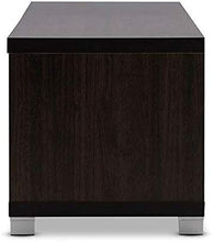 Load image into Gallery viewer, Baxton Studio Wholesale Interiors Beasley TV Cabinet with 2 Sliding Doors and Drawer, 70", Dark Brown

