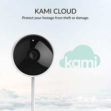 Load image into Gallery viewer, Kami Smart Outdoor Security Camera, 1080p 2.4G Home Camera with Human Detection, Starlight Night Vision, Time Lapse, Activity Zone - kami/YI Home App
