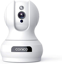 Load image into Gallery viewer, Wireless Camera, 1080P HD WiFi Pet Camera Baby Monitor, Pan\/Tilt\/Zoom IP Camera for Elder\/Nanny Security Cam Night Vision Motion Detection 2-Way Audio Cloud Service Available Webcam White
